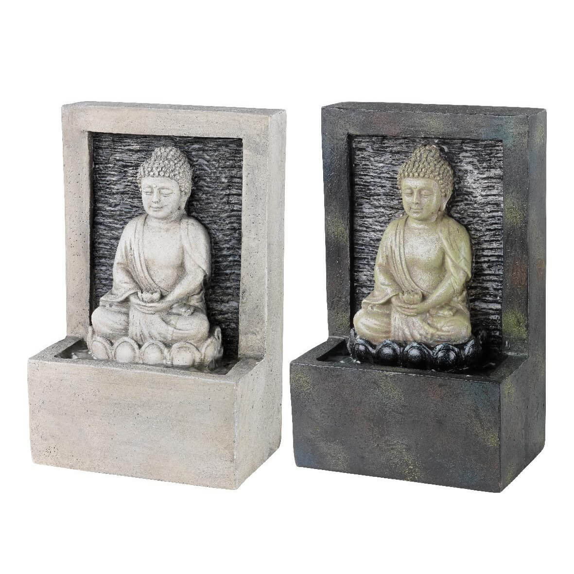 *FONTANA BUDDHA CM.9.5X10X23.5 ASS.2