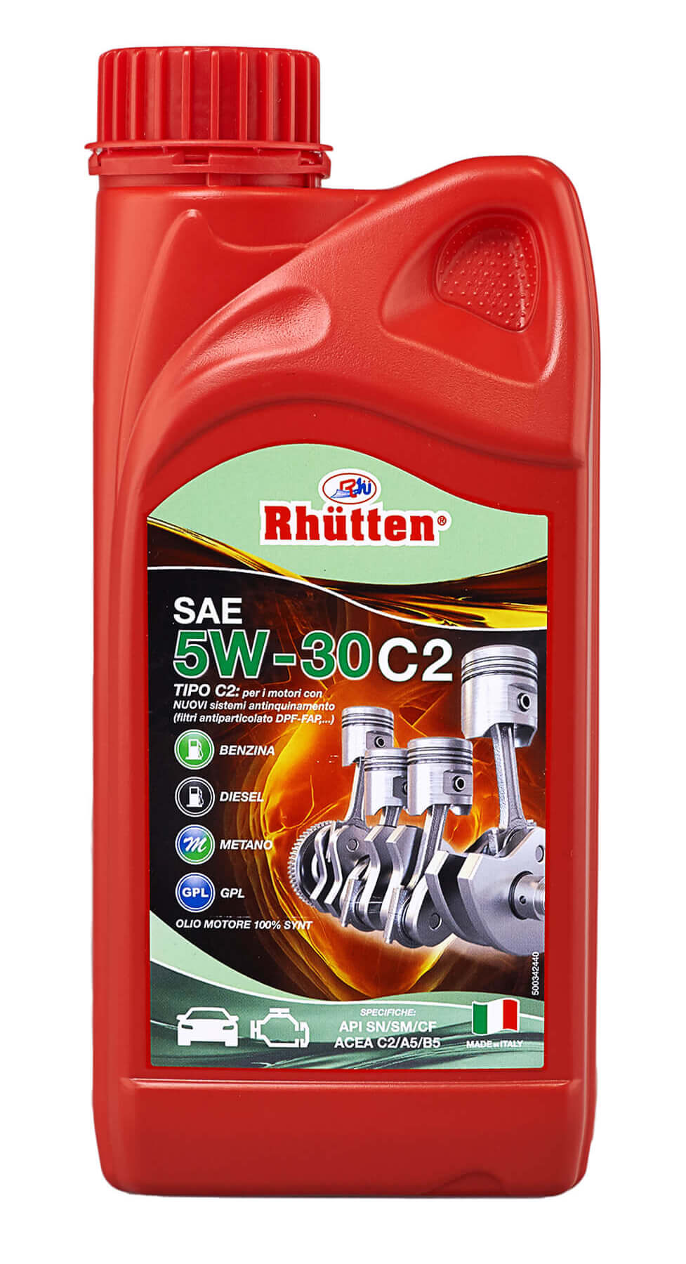 OLIO MOTORE RHUTTEN 5W-30 C2 LT.1