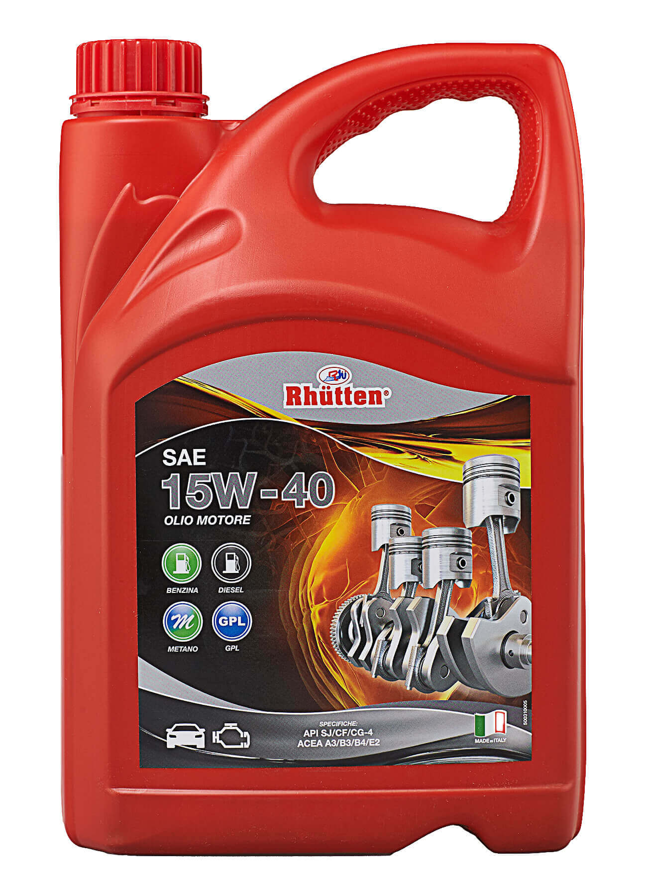 OLIO MOTORE RHUTTEN 15W-40 LT.4