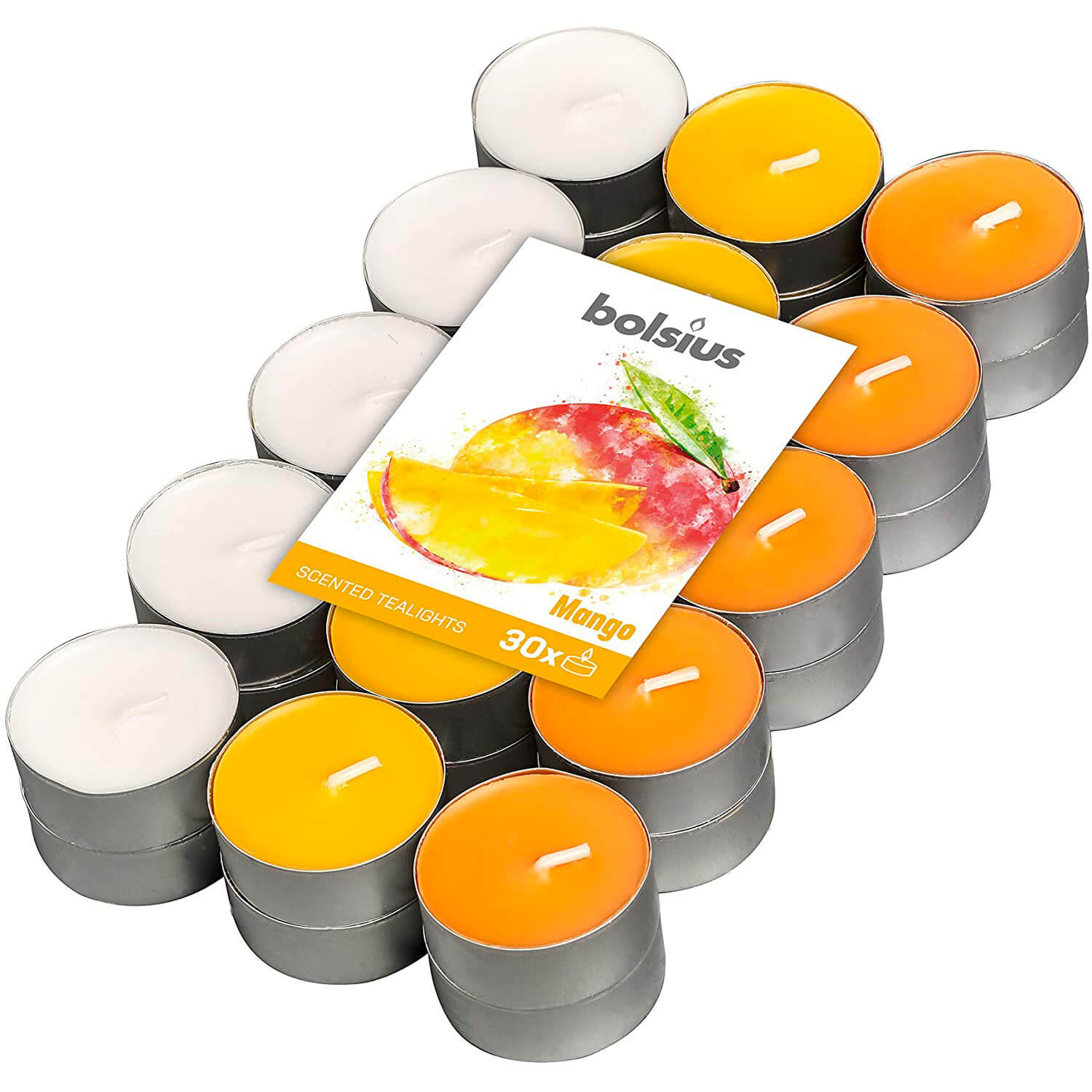 SET30 TEALIGHTS MANGO