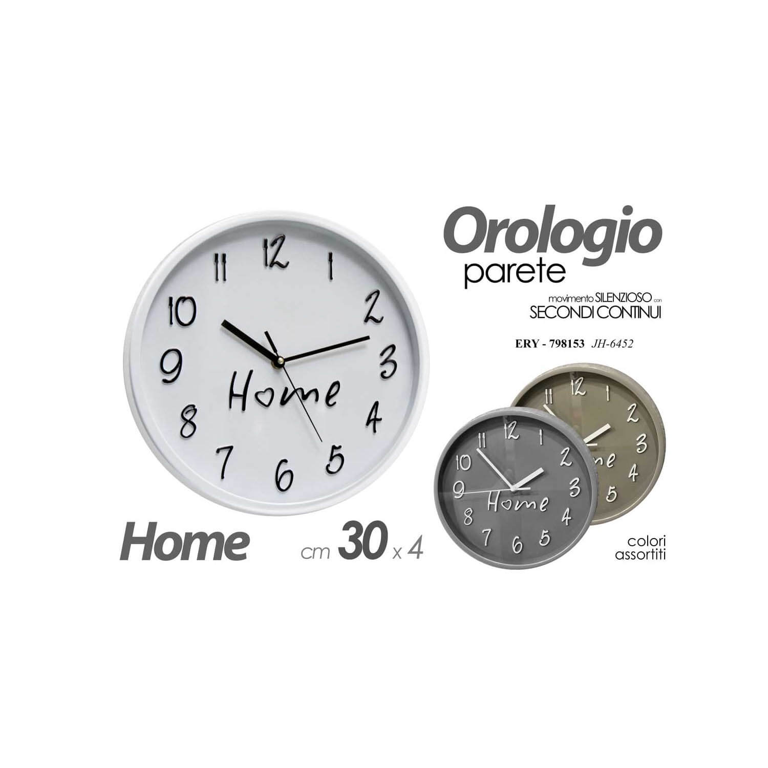 OROLOGIO TONDO D.30 ASSORTITI