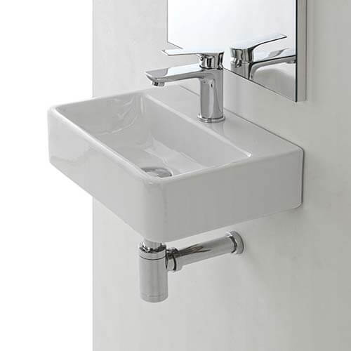 LAVABO IN CERAMICA SOSPESO CM.40