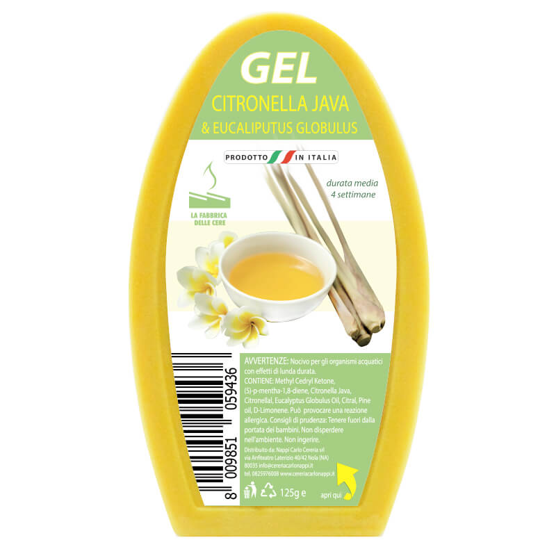 DEODORANTE PER AMBIENTI GEL ALLA CITRONELLA