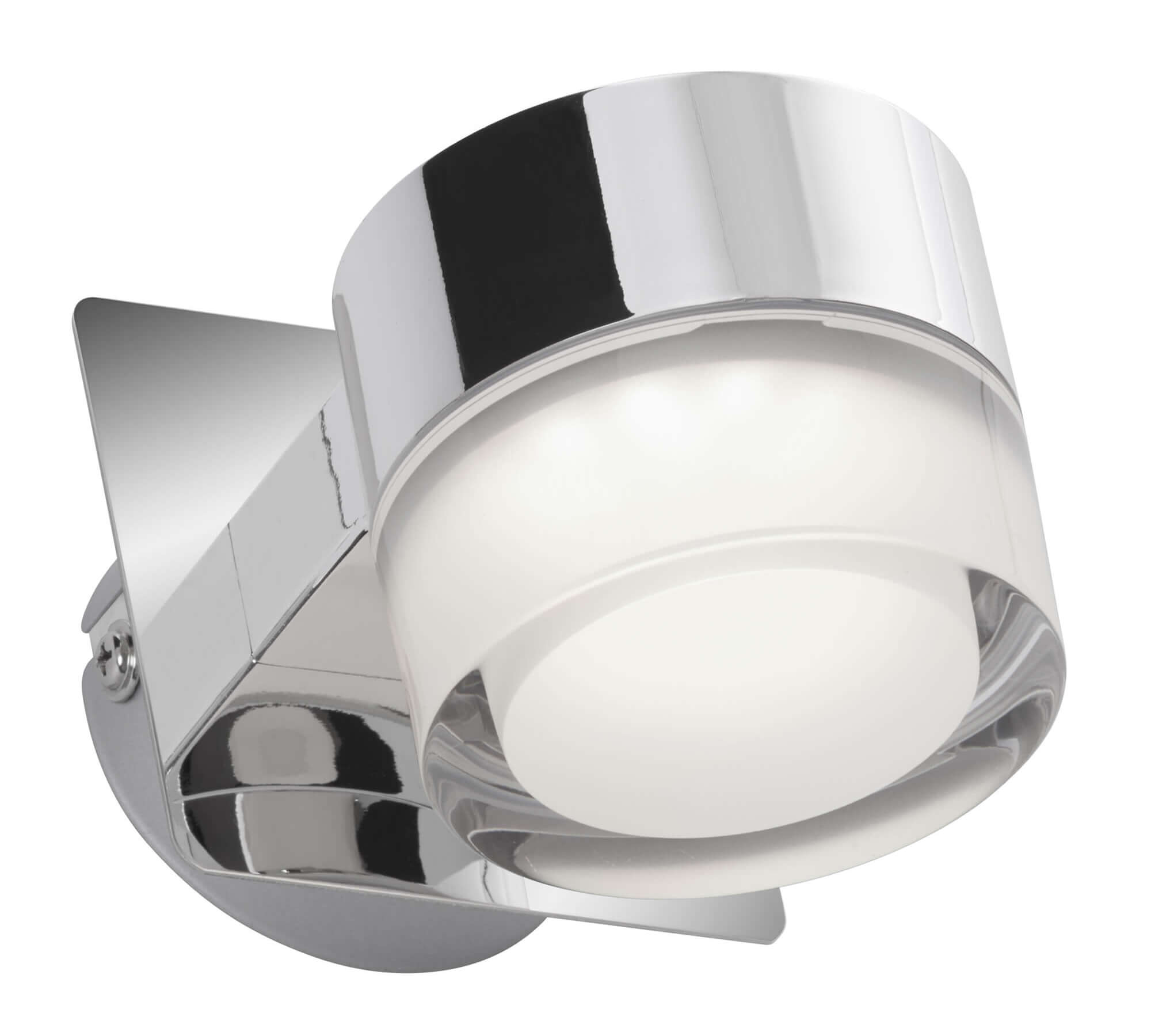 *SPLASH APPLIQUE 1X5W LED IP44 VETRO CROMO