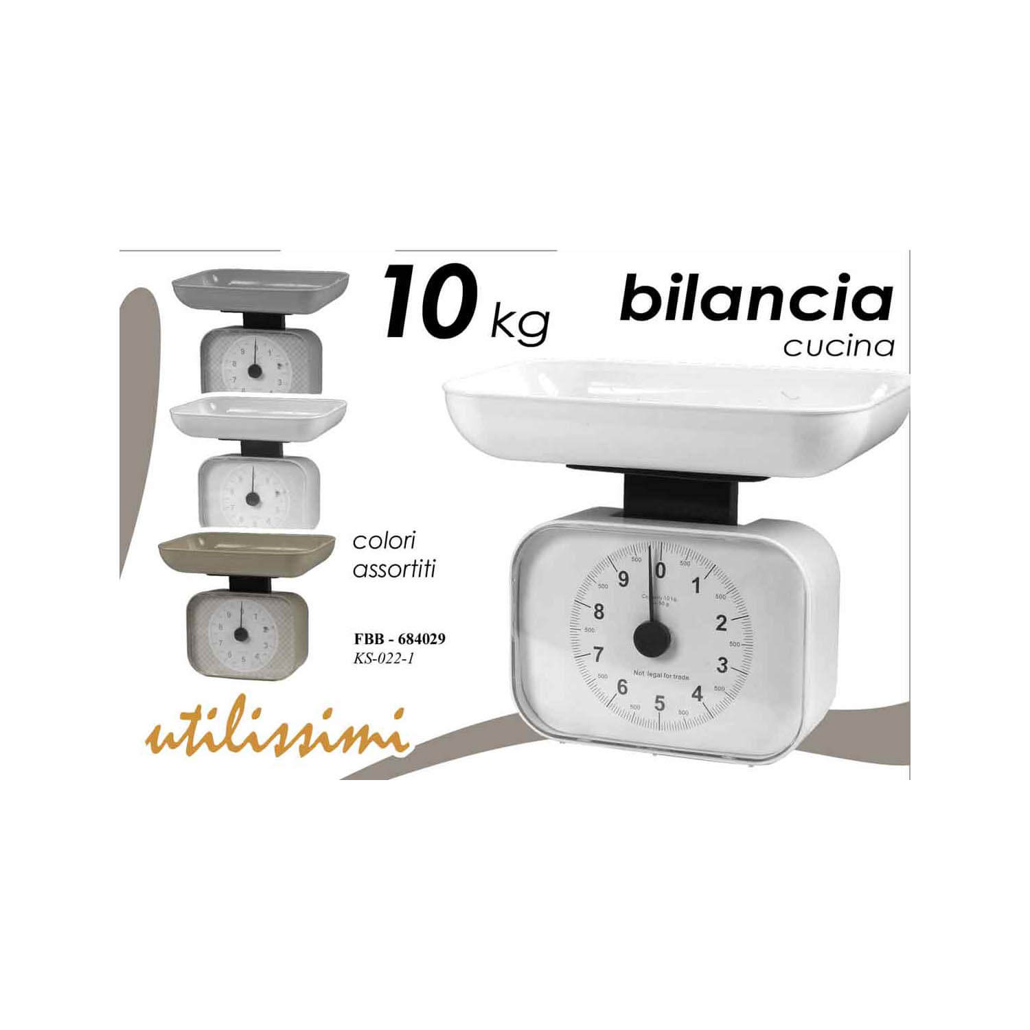 BILANCIA CUCINA 10KG.ASSORTITE