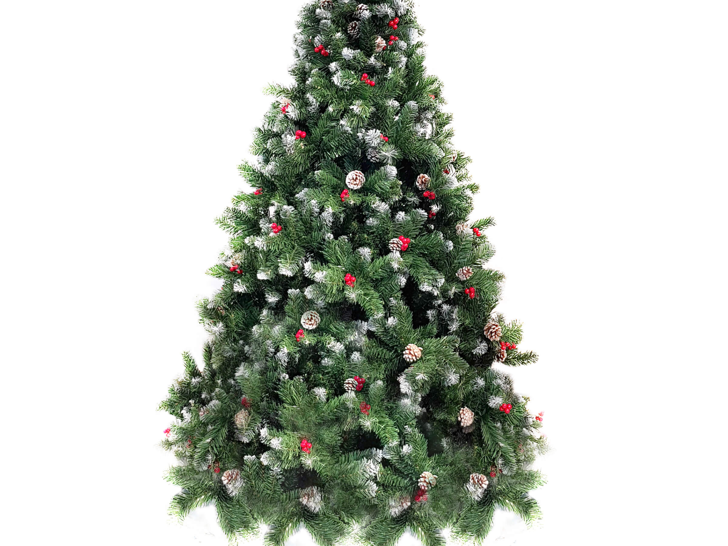 ALBERO DI NATALE RUSTICO CM.180 876 PUNTE