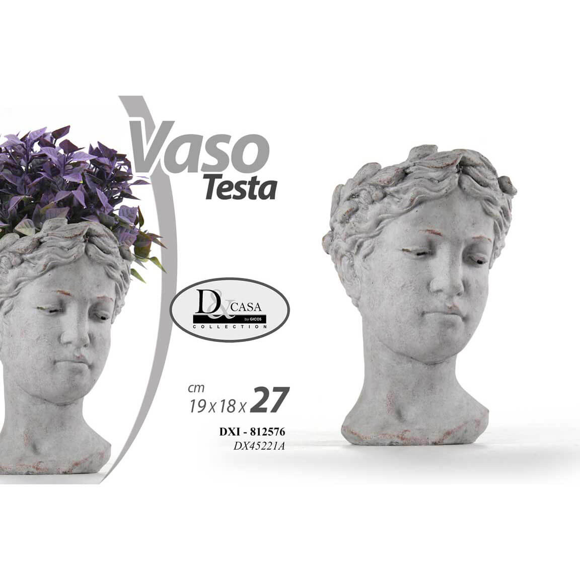 VASO TESTA CM.19X18X26.5