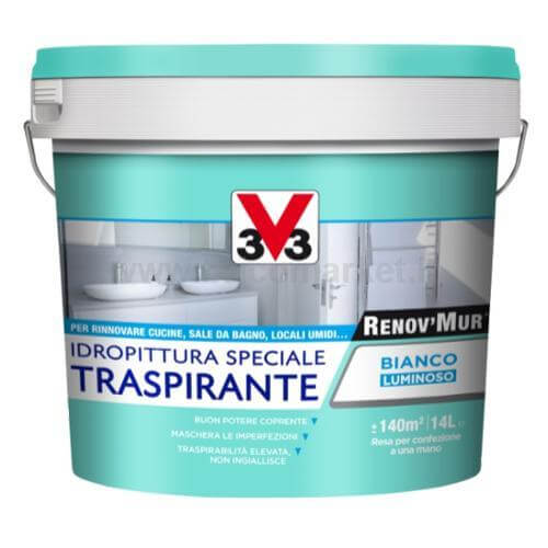 IDR.RENOVMUR TRASPIRANTE BIANCA 14L