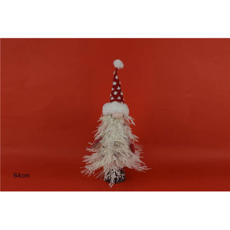 *ALBERO BIANCO CON GNOMO CM.64