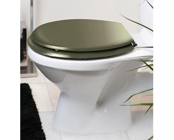 SEDILE WC UNIVERSALE MDF VERDE LUC.