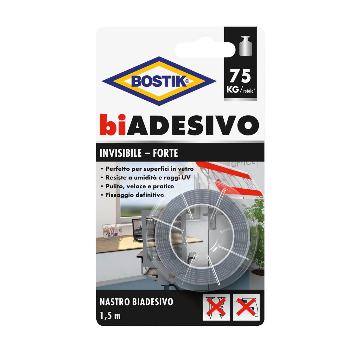 BOSTIK BIAD.INVISIBILE MM.19XMT1.5