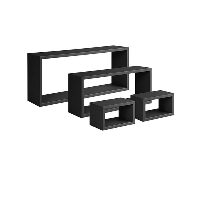 SET4 CUBI ARREDO MERLINO NERO