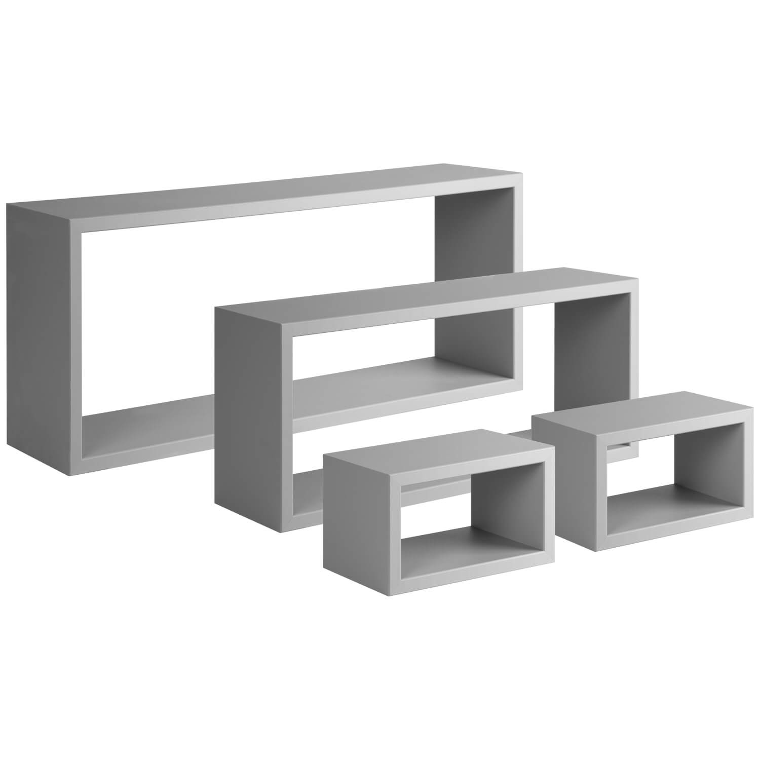 SET4 CUBI ARREDO MERLINO GRIGIO