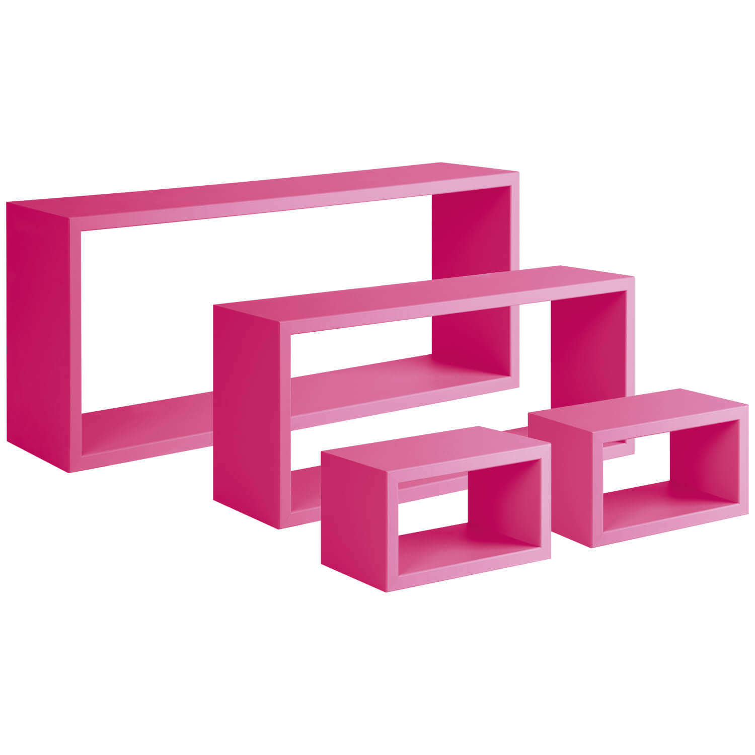 SET4 CUBI ARREDO MERLINO FUCSIA