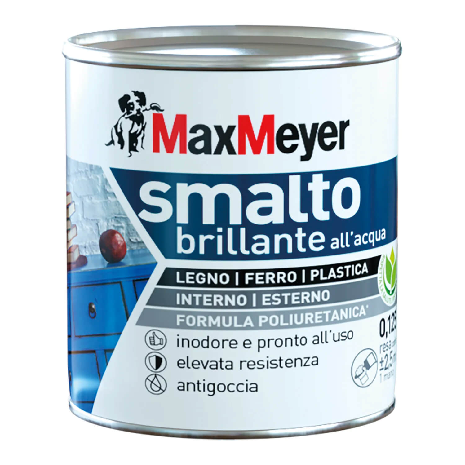 SMALTO ACQUA BRILLANTE BIANCO LT0.125