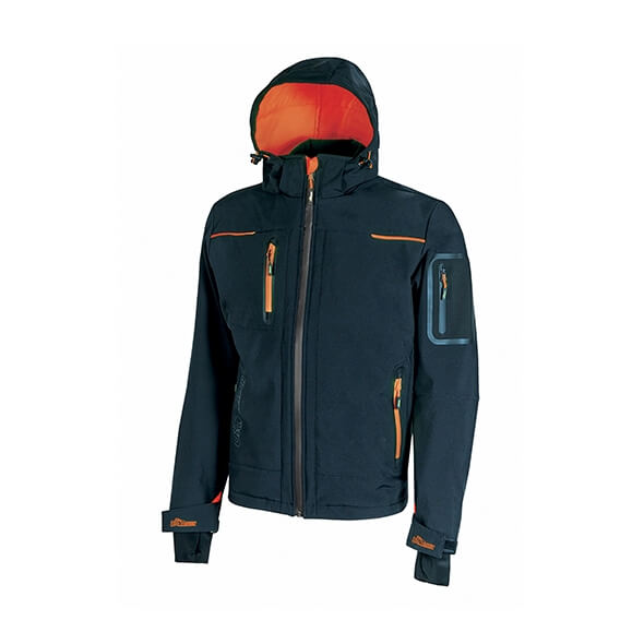 GIACCA SOFTSHELL 320GR BL/AR TG.S