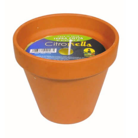 VASETTO TERRACOTTA CITRONELLA CM.11X10