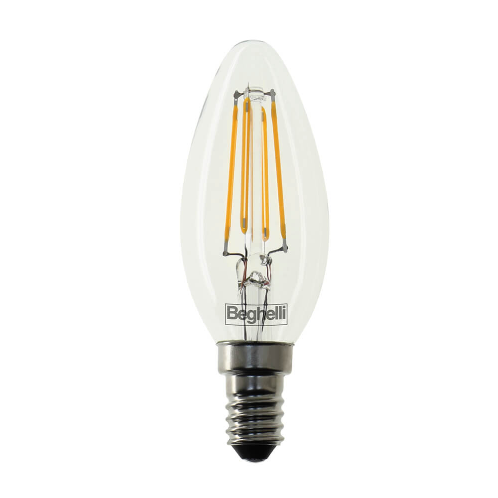 LAMPADINA OLIVA ZAFIRO LED 4W E14 2700K