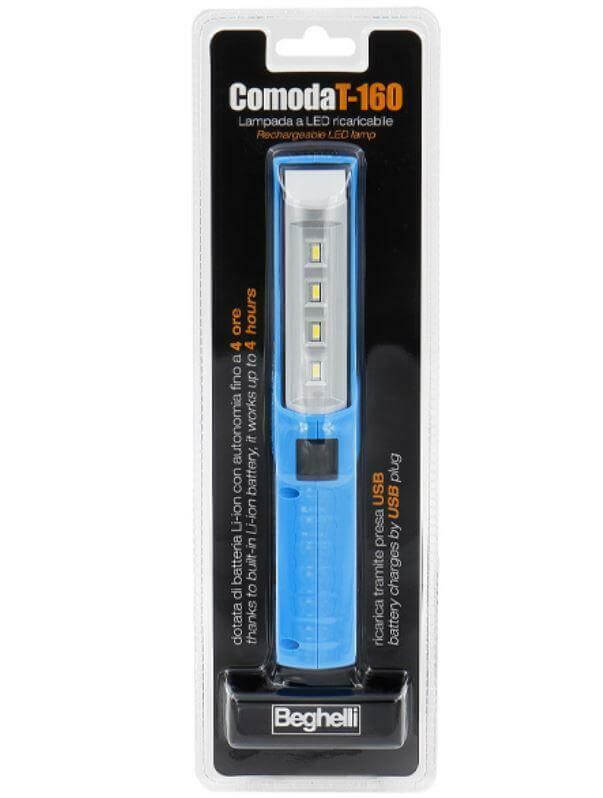 LAMPADA PORTATILE RICARICABILE COMODA T-160