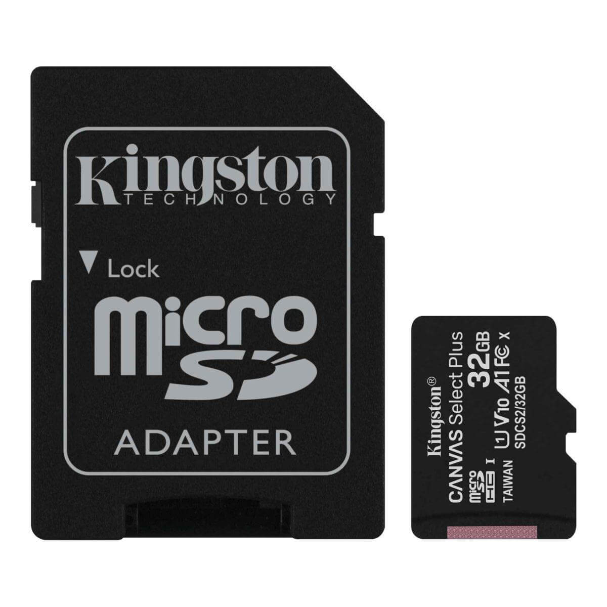 MICRO SD C/ADATTATORE KINGSTON 32GB