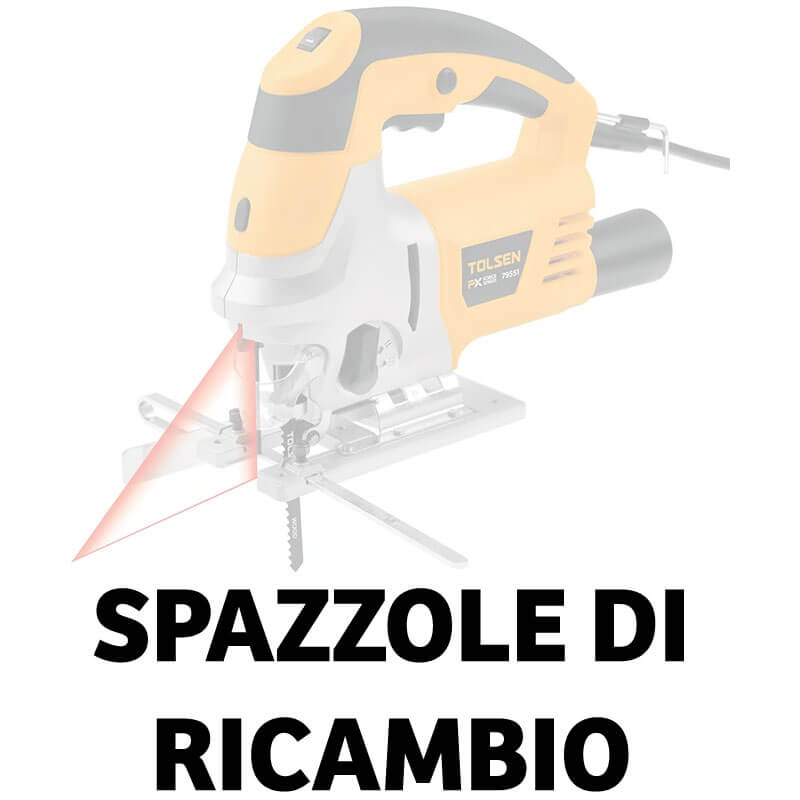 RICAMBIO SPAZZOLE SEGHETTO 800W