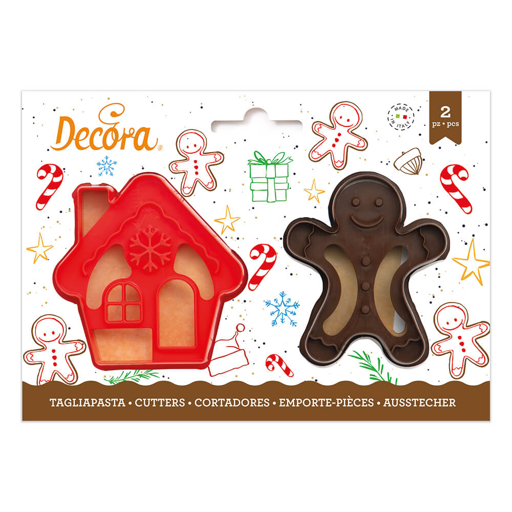 SET2 TAGLIAPASTA GINGER.MAN&HOUSE PLASTICA