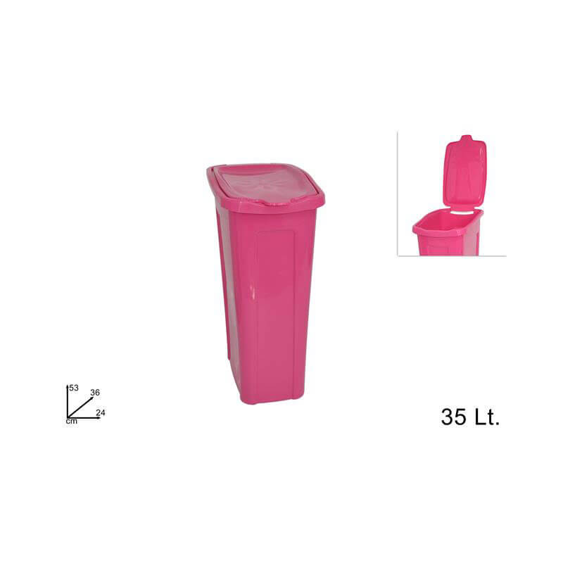 PATTUMIERA SLIM 35LT.FUXIA