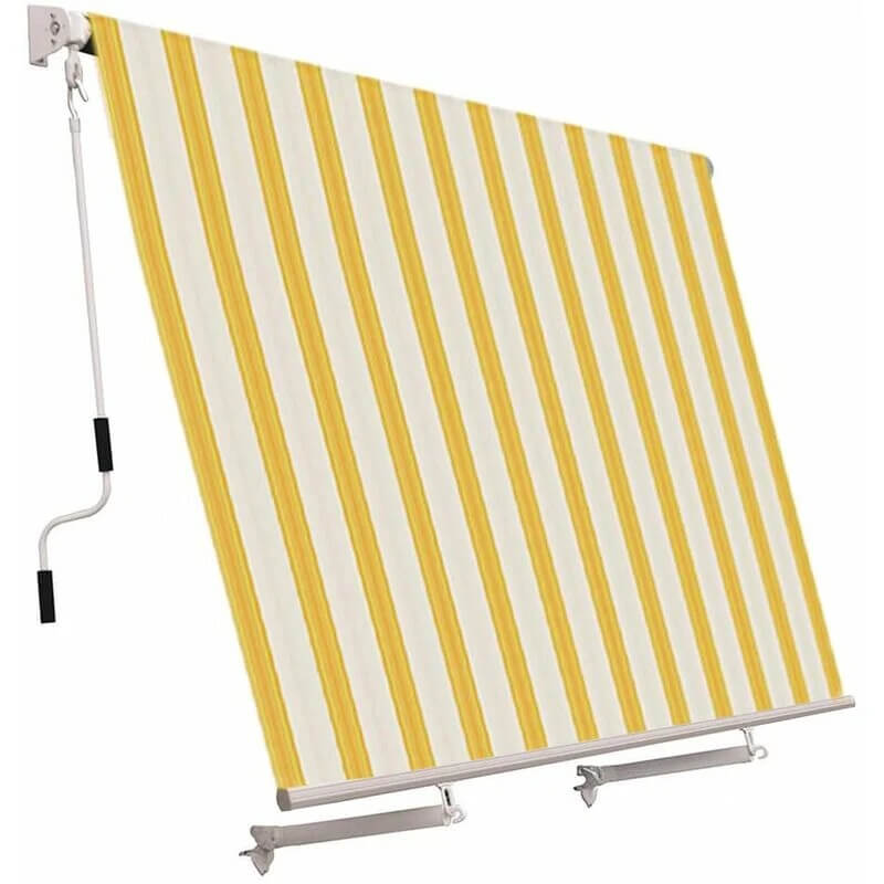 TENDA DA SOLE A CADUTA CM.300X250 GIALLO/CREMA