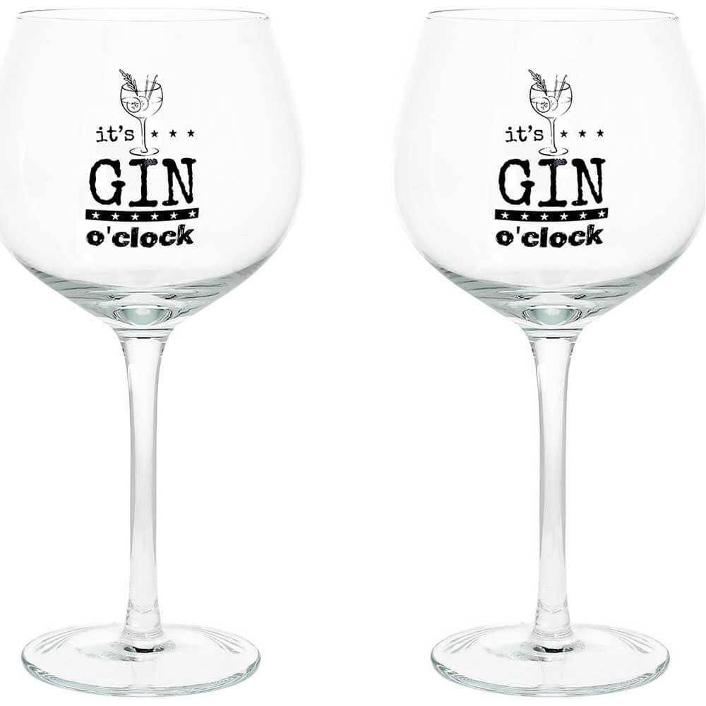 *SET 2 CALICI LETS PAR GIN TONIC CC 580