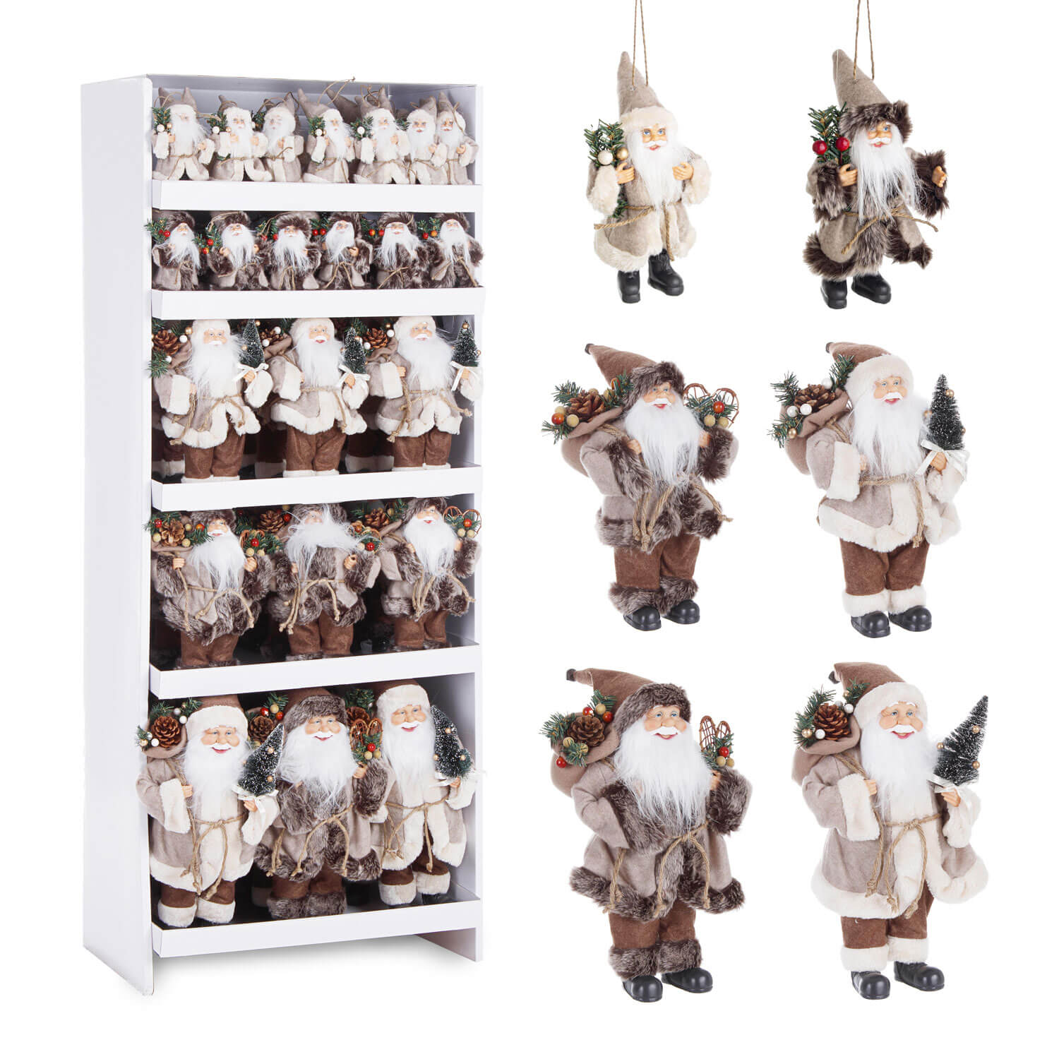 *BABBO NATALE KEMI H.30 BEIGE