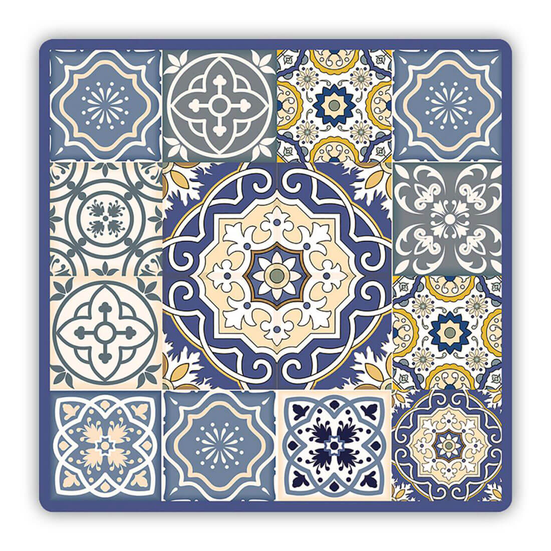 SOTTOPIATTO AZULEJOS BLUE 32X32