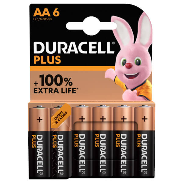 BATTERIA DURACELL STILO PLUS 6 PZ