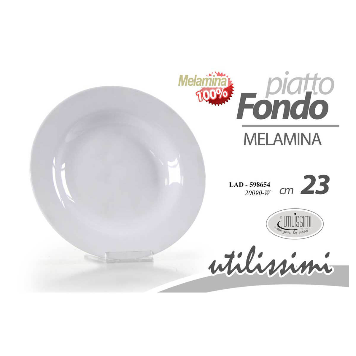 PIATTO FONDO CM.23 BIANCO