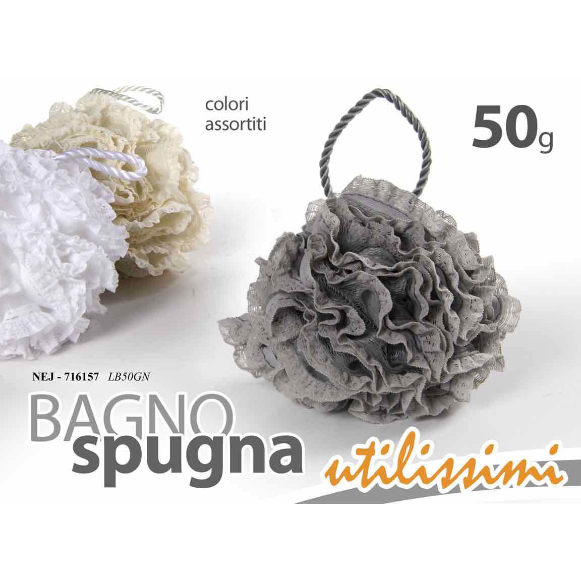 SPUGNA IN PVC ASSORTITA 50GR