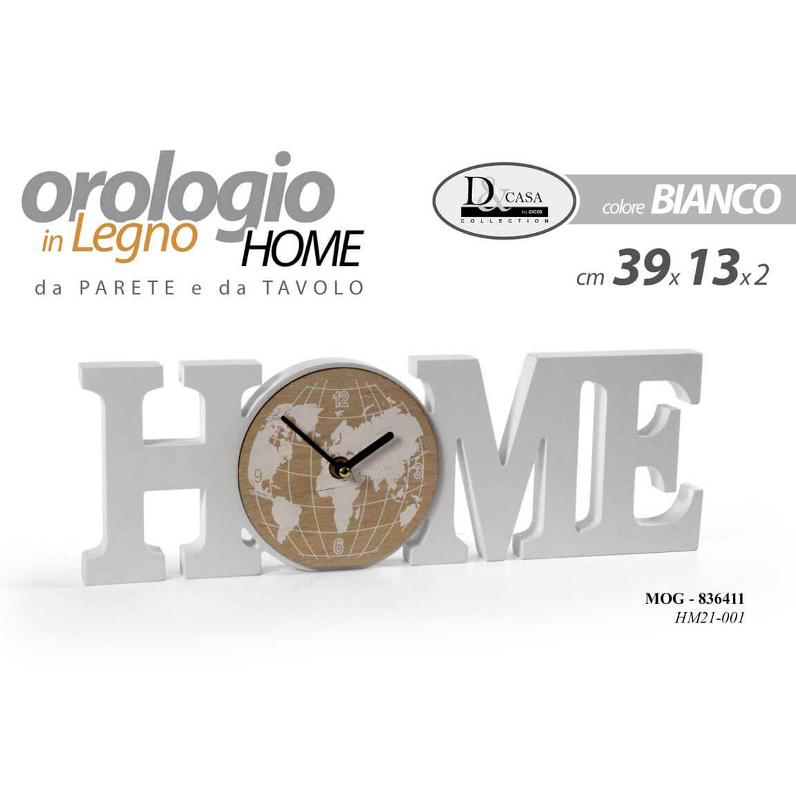 OROLOGIO 'HOME' CM.39X13X2