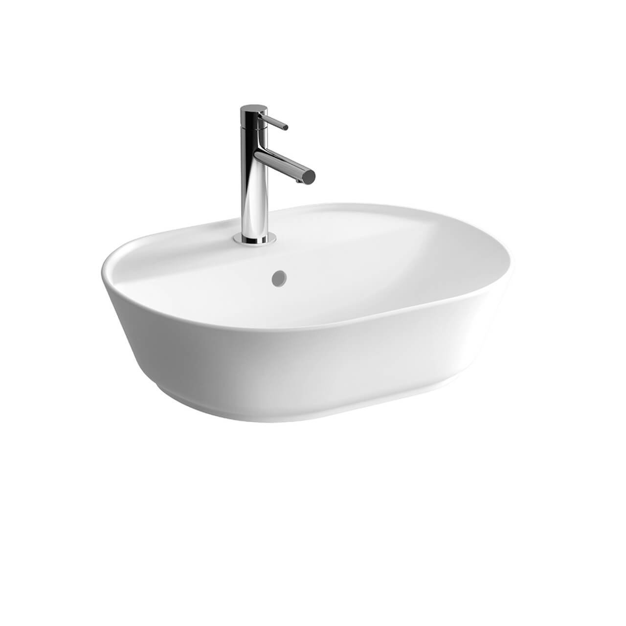 LAVABO IN CERAMICA SOFT OVAL CM.55