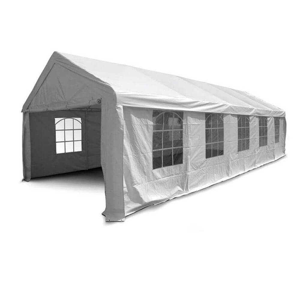 GAZEBO MAXI IMPERMEABILE MT.4X10 IN FERRO BIANCO