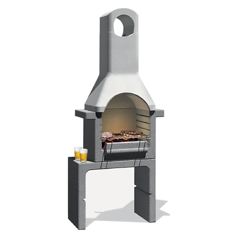 BARBECUE IN PIETRA SANTANDER CM.76X43 H195.5