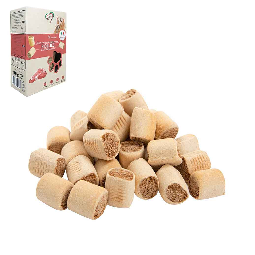 BISCOTTI FARCITI CARNE GR.300