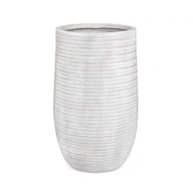 VASO TRESSAGE ALTO BIANCO 47X75H