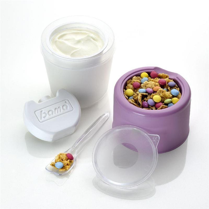 PORTA YOGOURT C/REFRIGERANTE E PORTA CUCCHIAIO PORTA YOGOURT C/REFRIGERANTE E PORTA CUCCHIAIO