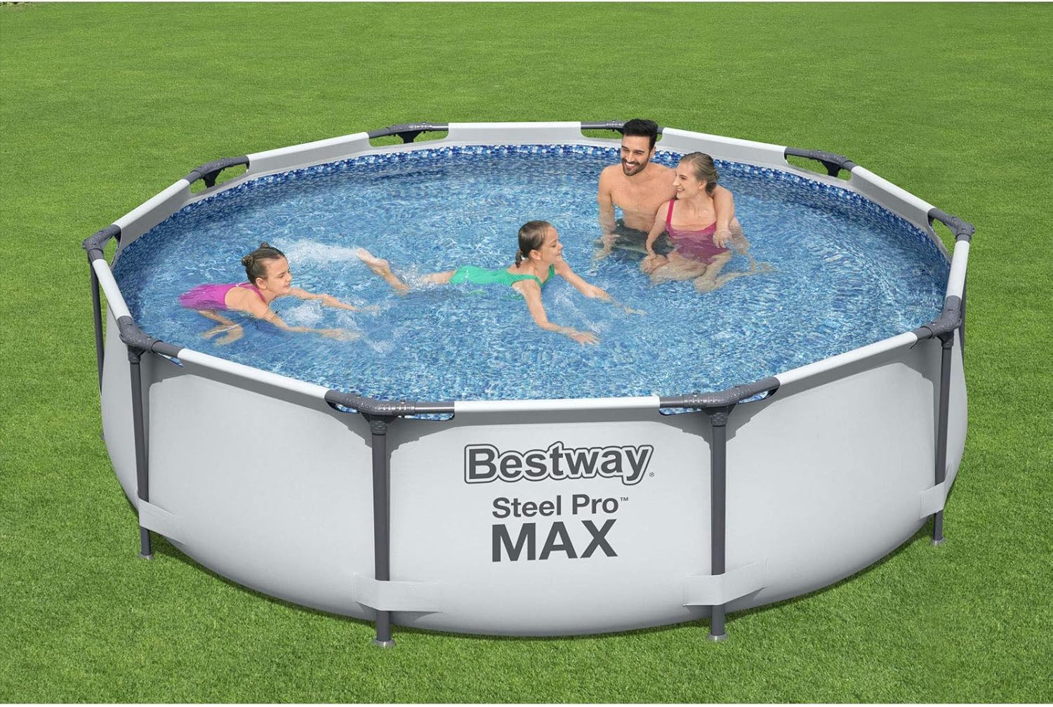 PISCINA CON TELAIO E MOTORE 305X76