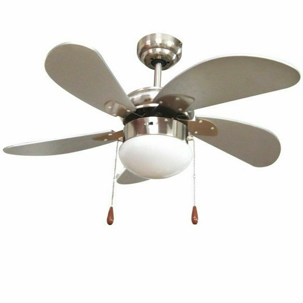 *VENTILATORE A SOFFITTO 5 PALE CM.76 CON LUCE