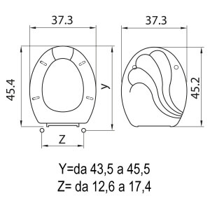 SEDILE WC TERMOINDURENTE LOTO H011