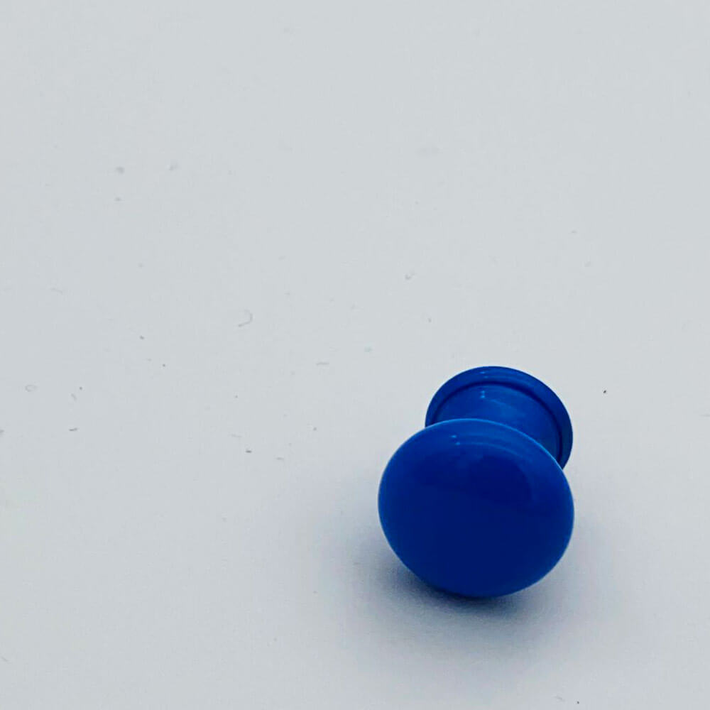 POMELLO CIPOLLA ALLUMINIO/BLU