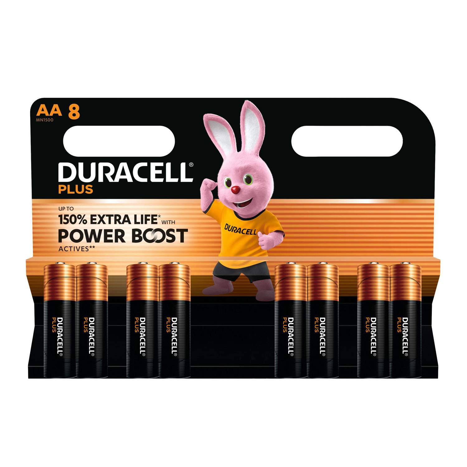BATT.DURACELL STILO PLUS POWER 8 PZ