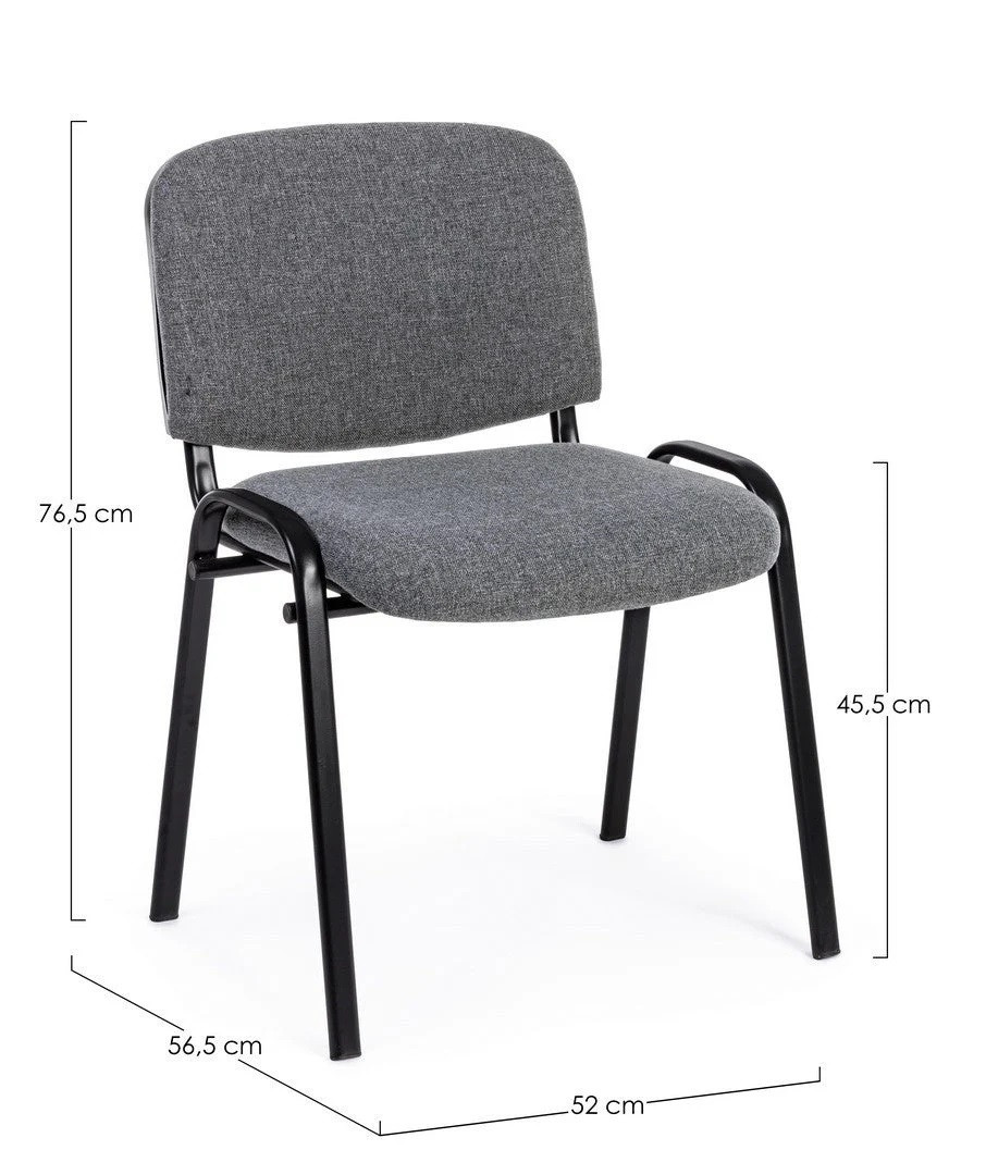 SEDIA UFFICIO CONFERENCE GRIGIO