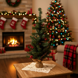 ALBERO CM.90 CON BACCHE E PIGNE