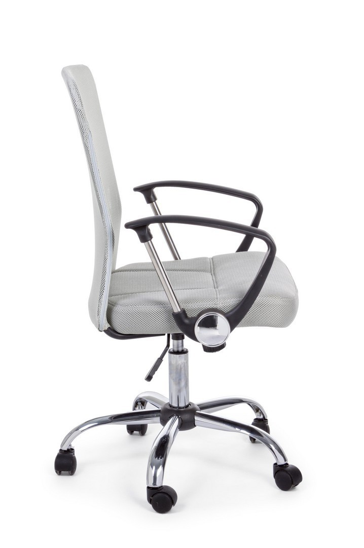 POLTRONA UFFICIO BRISBANE GRIGIO SCHIENALE A RETE