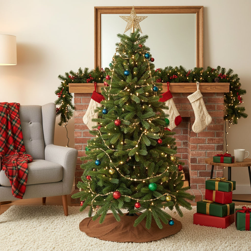 ALBERO DI NATALE SILICONE CM.240 1430 PUNTE